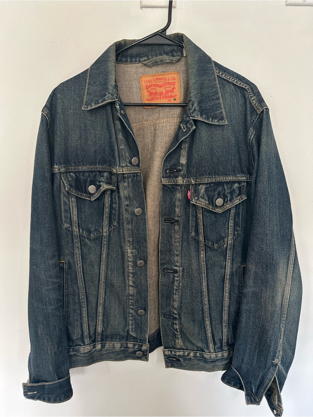 Levi's Vintage-Style Blue Denim Trucker Jacket